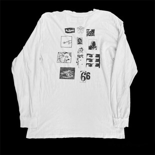 显瘦长袖 王有病工作室 大码 氛围感印花男女款 t恤 240G透气正肩版