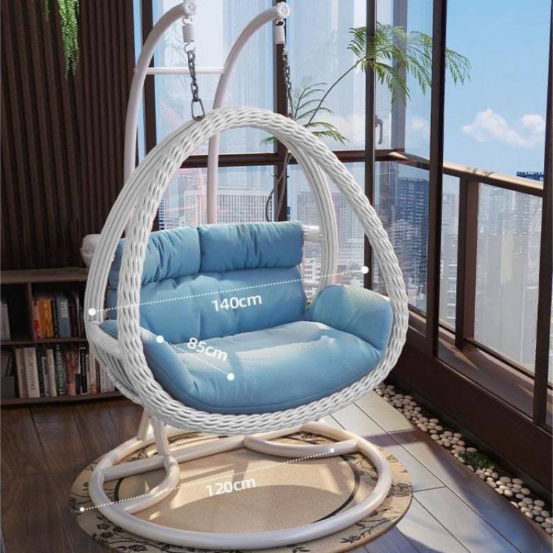 吊篮椅室内秋千阳台双人藤编摇摇椅鸟巢吊椅庭院户外休闲家用成人