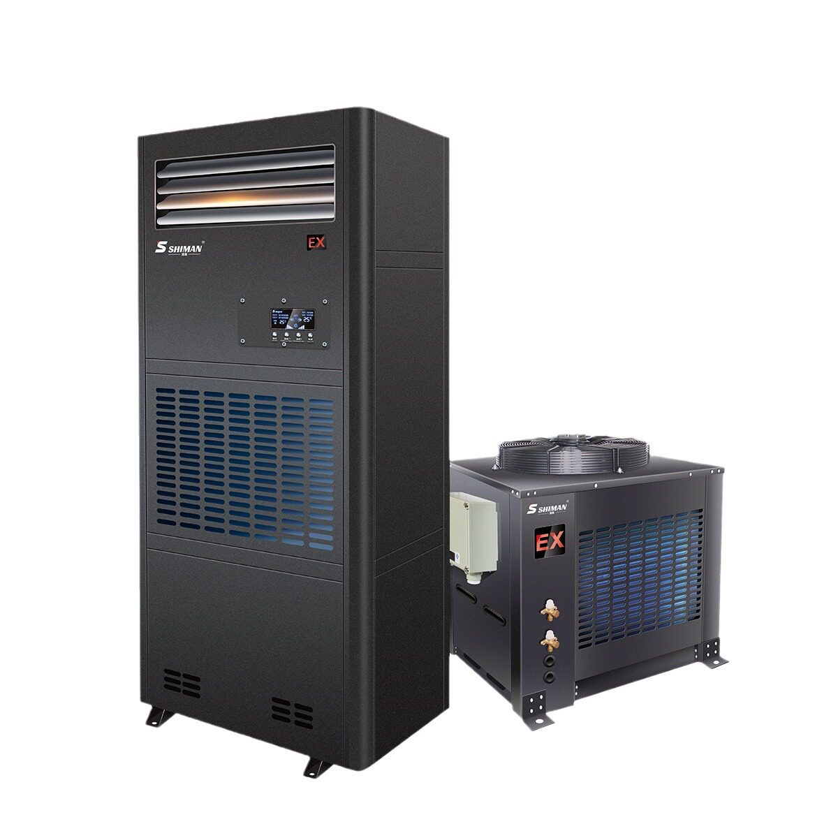 湿曼防爆空调工业蓄电池室仓库危险品储能车间喷漆调漆房柜机FBKR