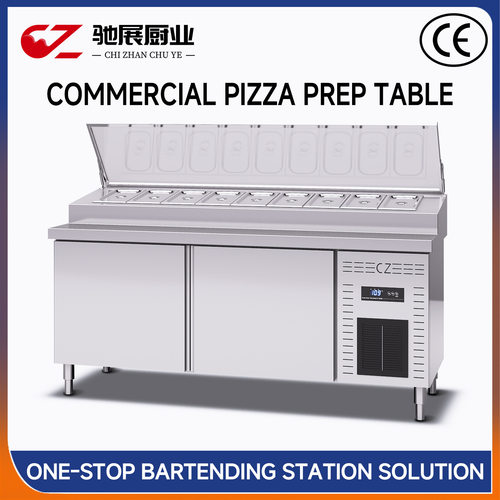 Pizza & Salad Prep Table,  CounterCustom Size Fast Delivery