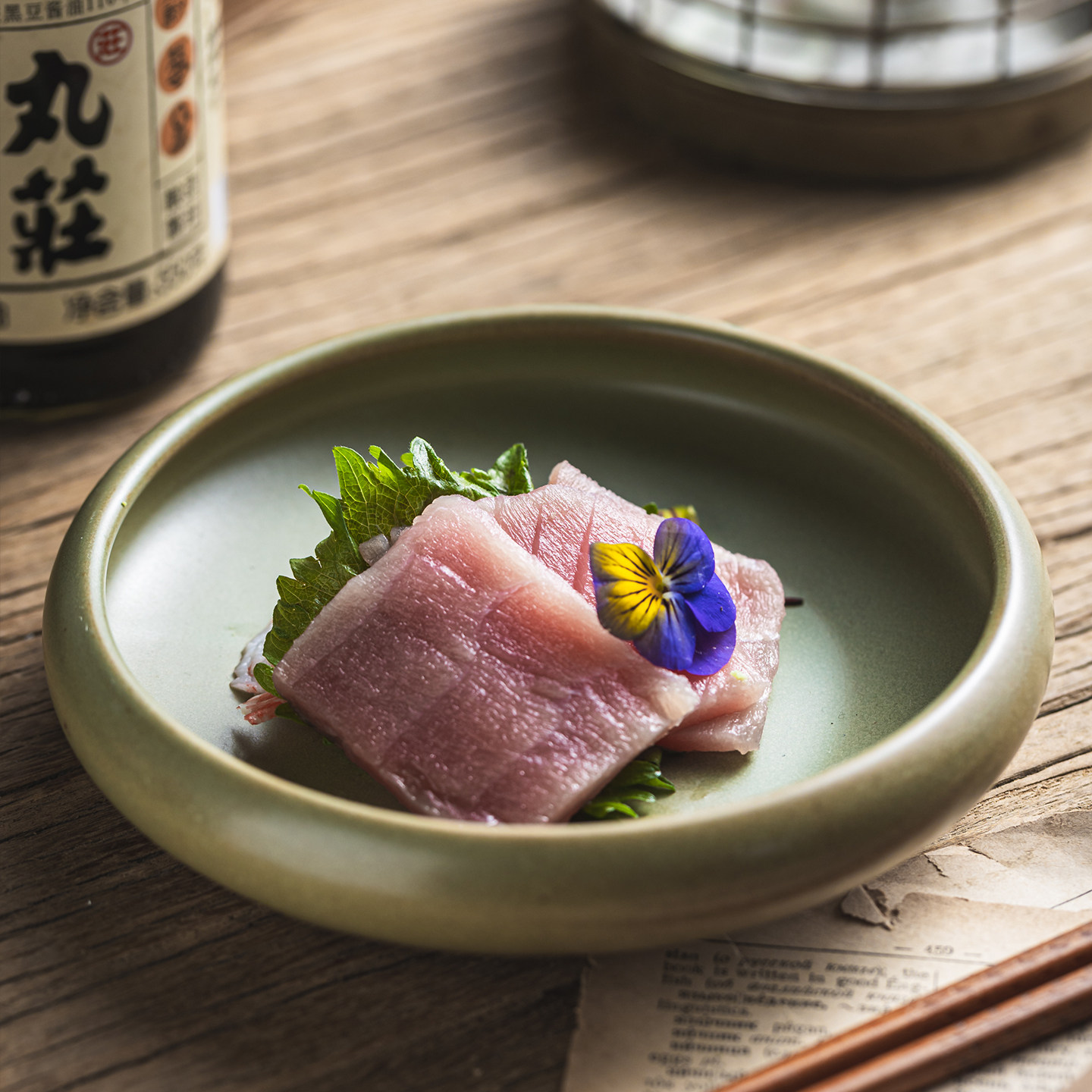 釉下彩餐盘菜盘子日式料理泡菜盘酒店前菜盘小吃盘家用深盘子饭盘