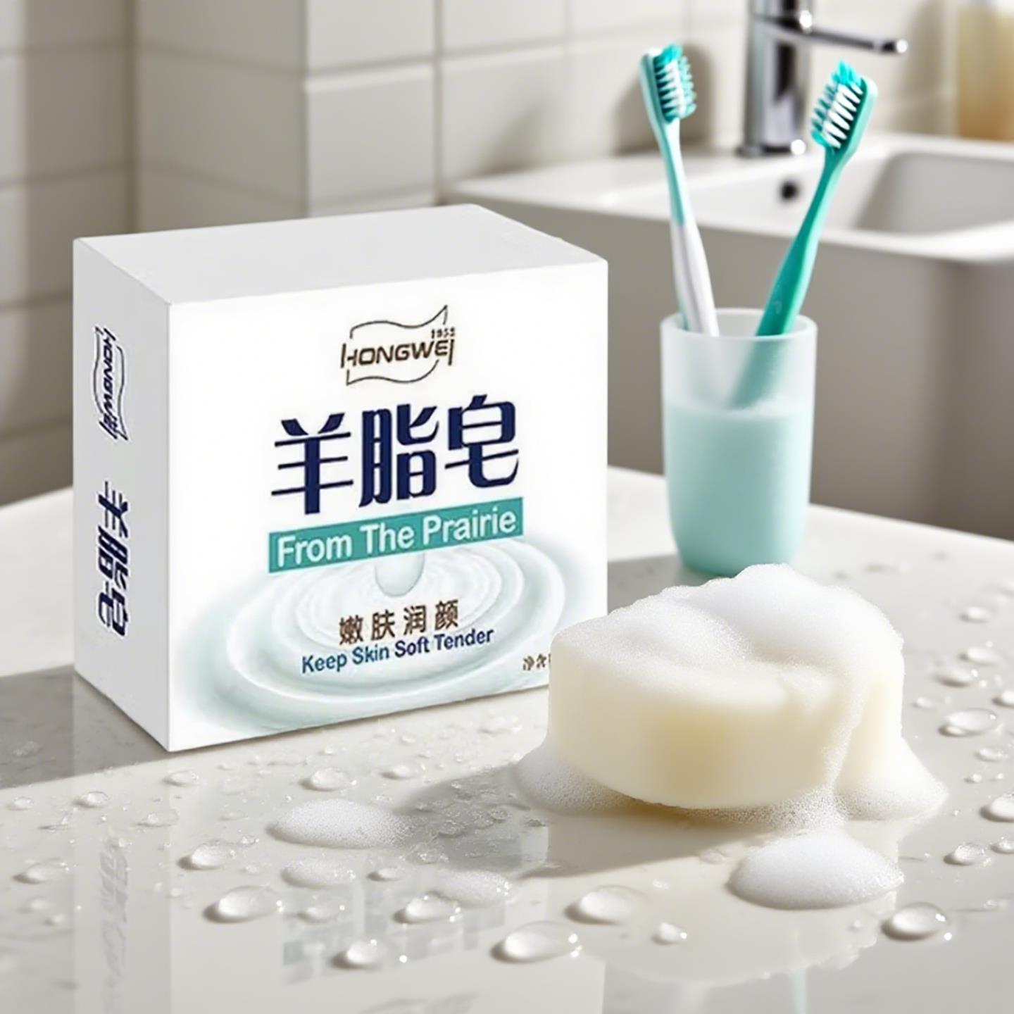 羊脂皂官方店国货清洁香皂洗脸洗