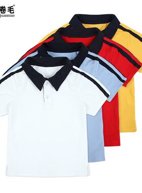 童装夏季校服运动服短袖男童班服儿童2022新款韩版学院风小学生服