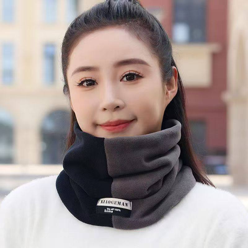 【下单立减50】围脖秋冬双层奥利绒加厚保暖脖套户外时尚男女_YZ