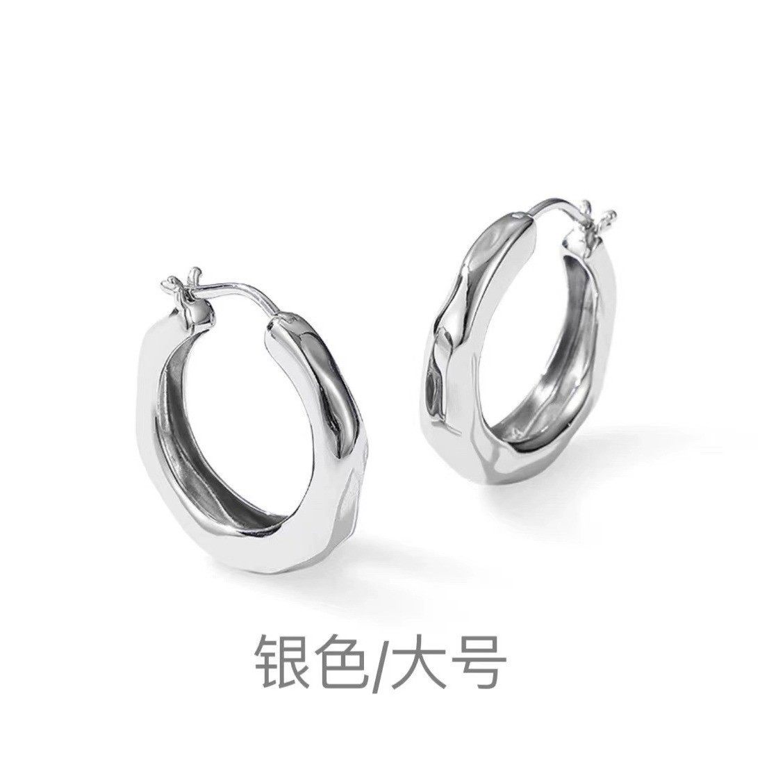 【下单立减50】日韩流光小耳环轻奢耳环银色耳坠小众耳圈_WF,饰品/流行首饰/时尚饰品新,耳钉,淘宝优惠券,粉丝福利购,淘宝优惠卷