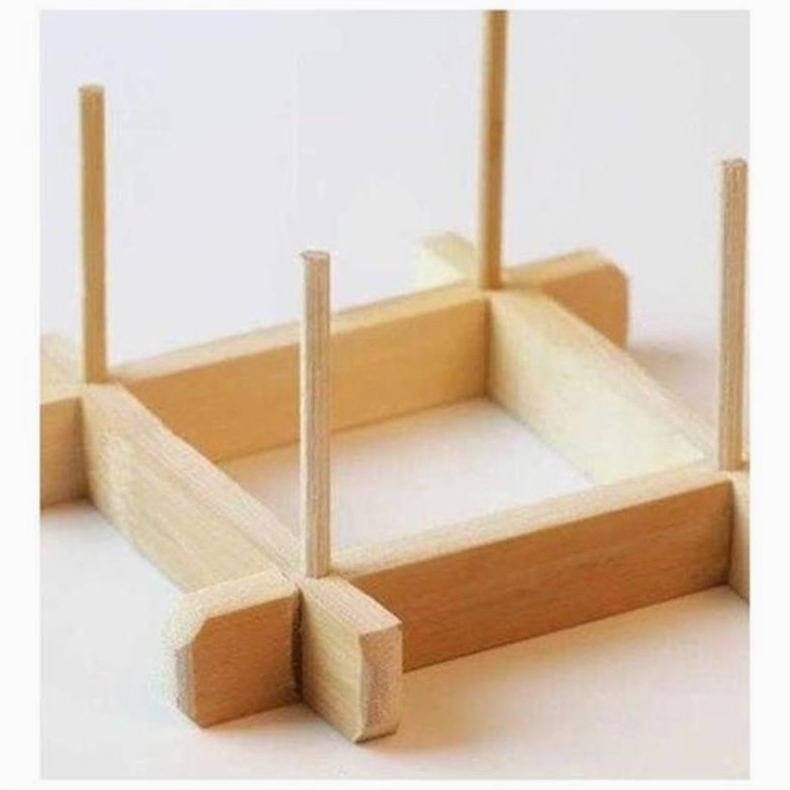 竹蒸架带脚电饭锅蒸菜蒸面包馒头家用小竹子竹篦子蒸片蒸笼