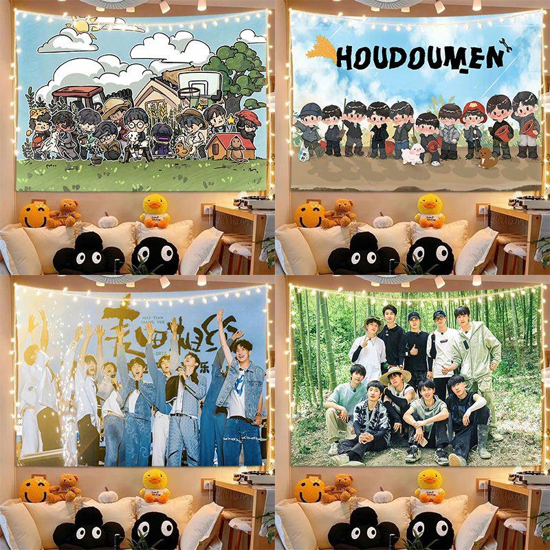 十个勤天明星挂布何浩楠蒋敦豪赵一博挂毯学生宿舍墙面背景布墙布,居家布艺,挂毯/壁毯,淘宝优惠券,粉丝福利购,淘宝优惠卷