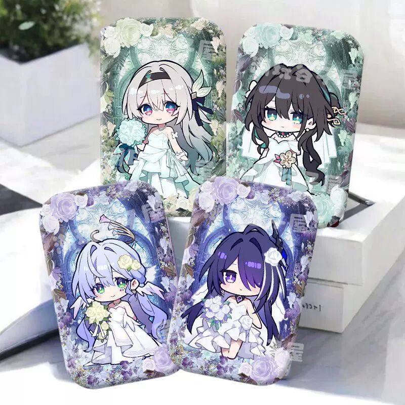 崩铁星铁阮梅流萤知更鸟黄泉花嫁系列q版方形双闪吧唧反光谷徽章,模玩/动漫/周边/娃圈三坑/桌游,动漫徽章/立牌,淘宝优惠券,粉丝福利购,淘宝优惠卷