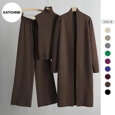 Women's Classy Turtle Neck Tank Top Wide Leg