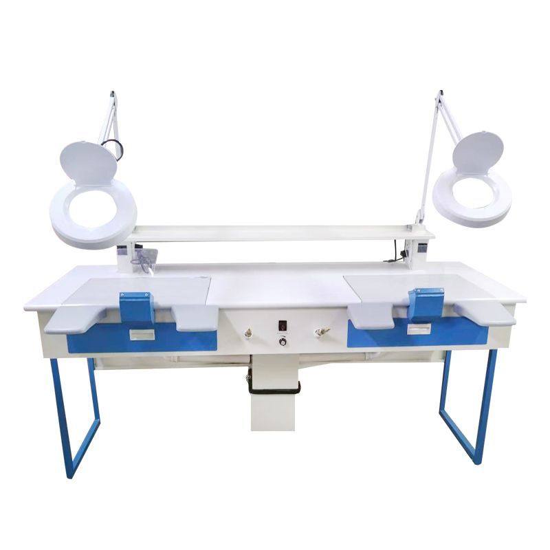 牙科全口义齿技工桌子技工灯一体桌加工厂双人1.75米可定制厂家
