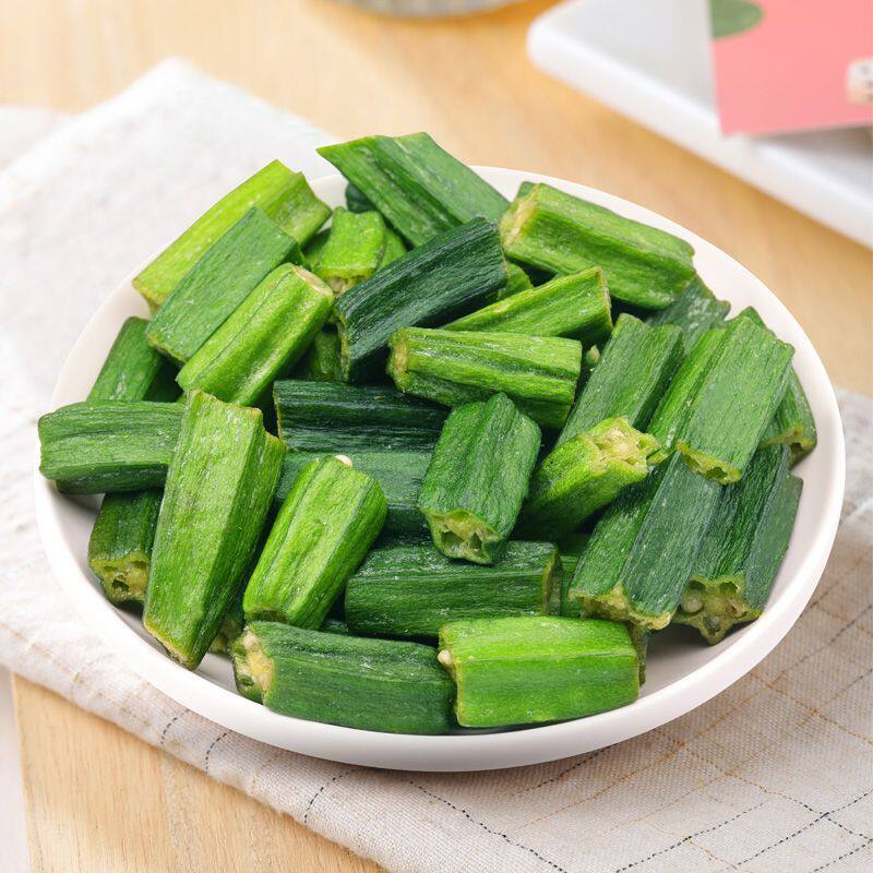 黑松露秋葵脱水即食营养果蔬美味脆片vf儿童孕妇休闲零食蔬菜小吃