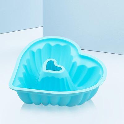 Heart Shaped Cake Pan 2 Counts Non stick Silicone Cake