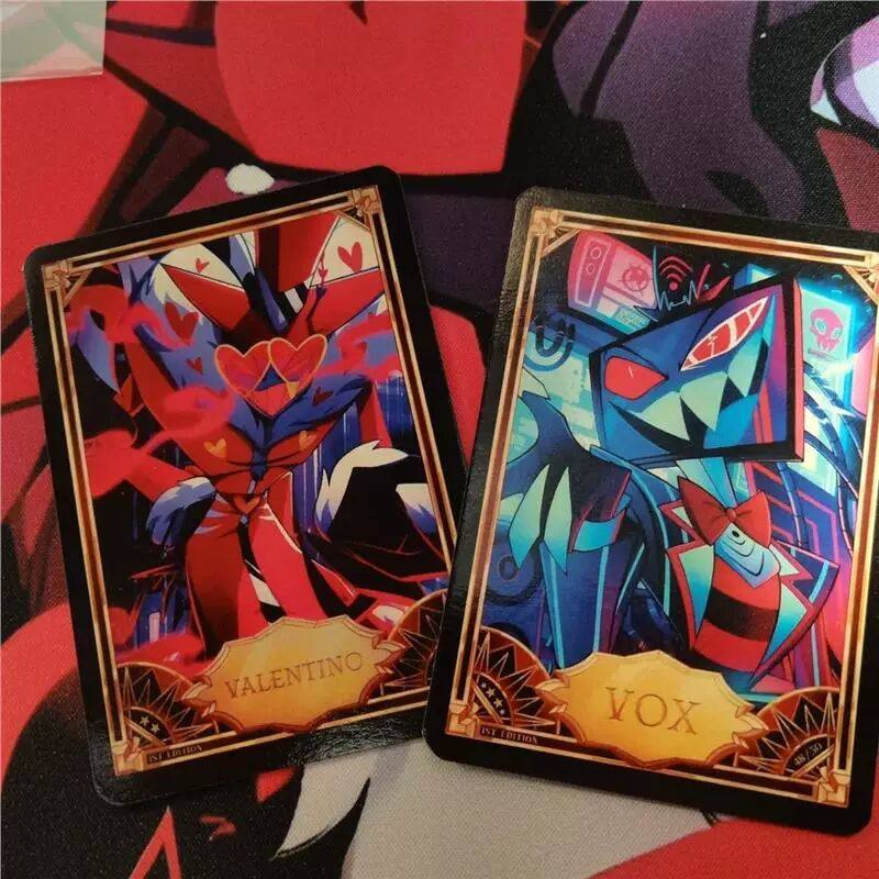 美谷散货地狱客栈hazbin hotel卡片a24卡沃克斯vox瓦伦蒂诺val,模玩/动漫/周边/娃圈三坑/桌游,动漫徽章/立牌,淘宝优惠券,粉丝福利购,淘宝优惠卷