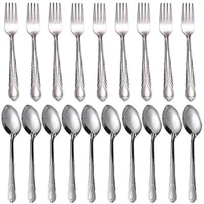 Salad forks set of 12 dinner forks set of food grade silver