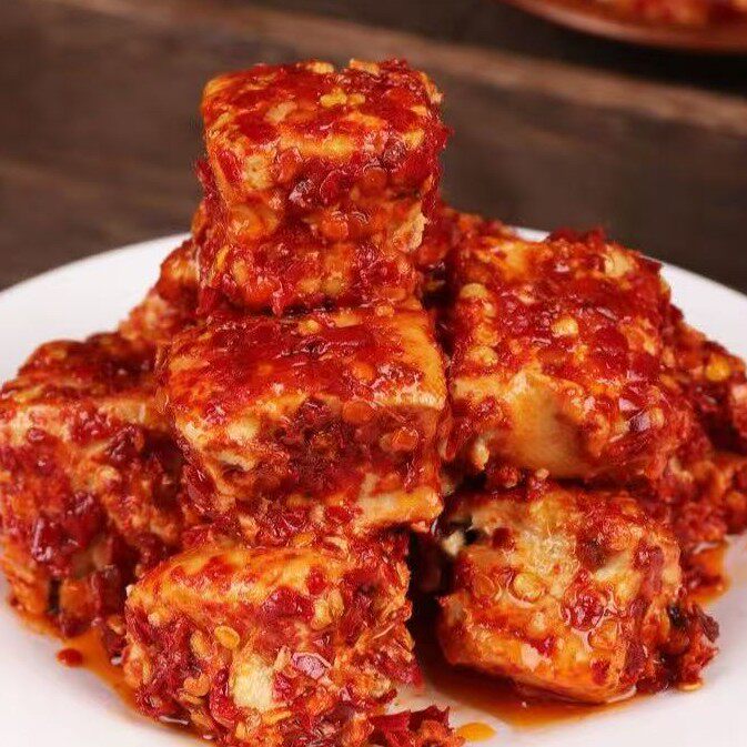 现拌【建议收到15天后再吃】湖南白溪特产传统手工霉豆腐香辣拌饭