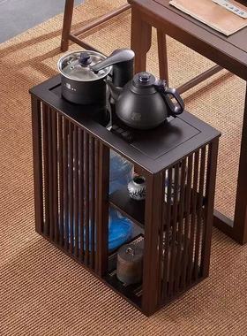 中式环保E1级竹质茶台边柜整装烧水烧水边柜专责格调边桌
