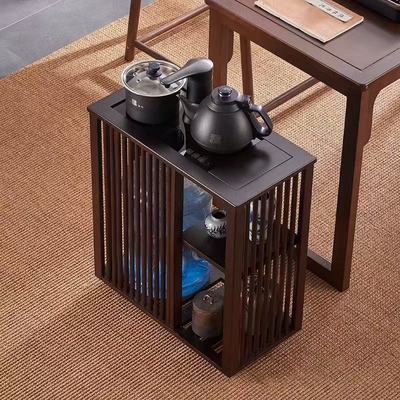 中式环保E1级竹质茶台边柜整装烧水烧水边柜专责格调边桌