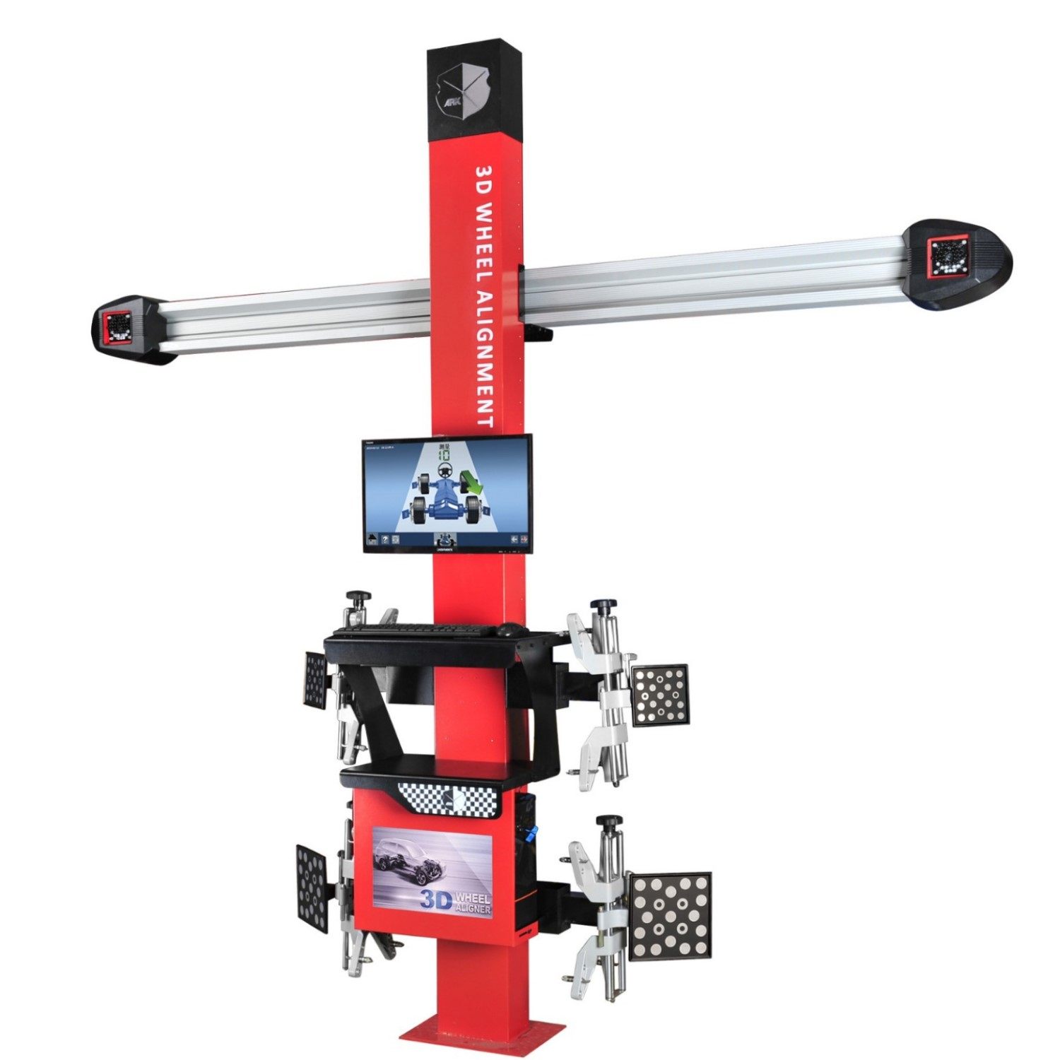 3D四轮定位仪 汽车检修智能四轮定位仪 汽车轮胎专用四轮定位仪
