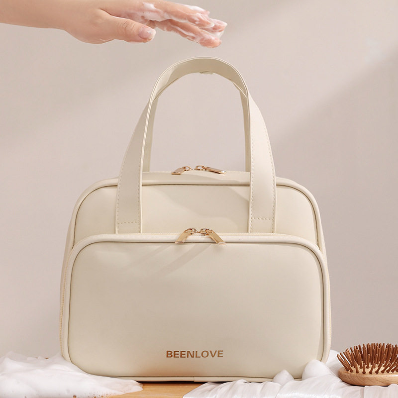 蓓恋手提化妆包旅行护肤品口红收纳袋高颜值大容量皮膜洗漱包,收纳整理,衣物收纳袋,淘宝优惠券,粉丝福利购,淘宝优惠卷