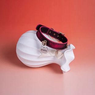 温变樱花choker温感变色项圈女颈带项链puppy挂牌小众情侣礼物