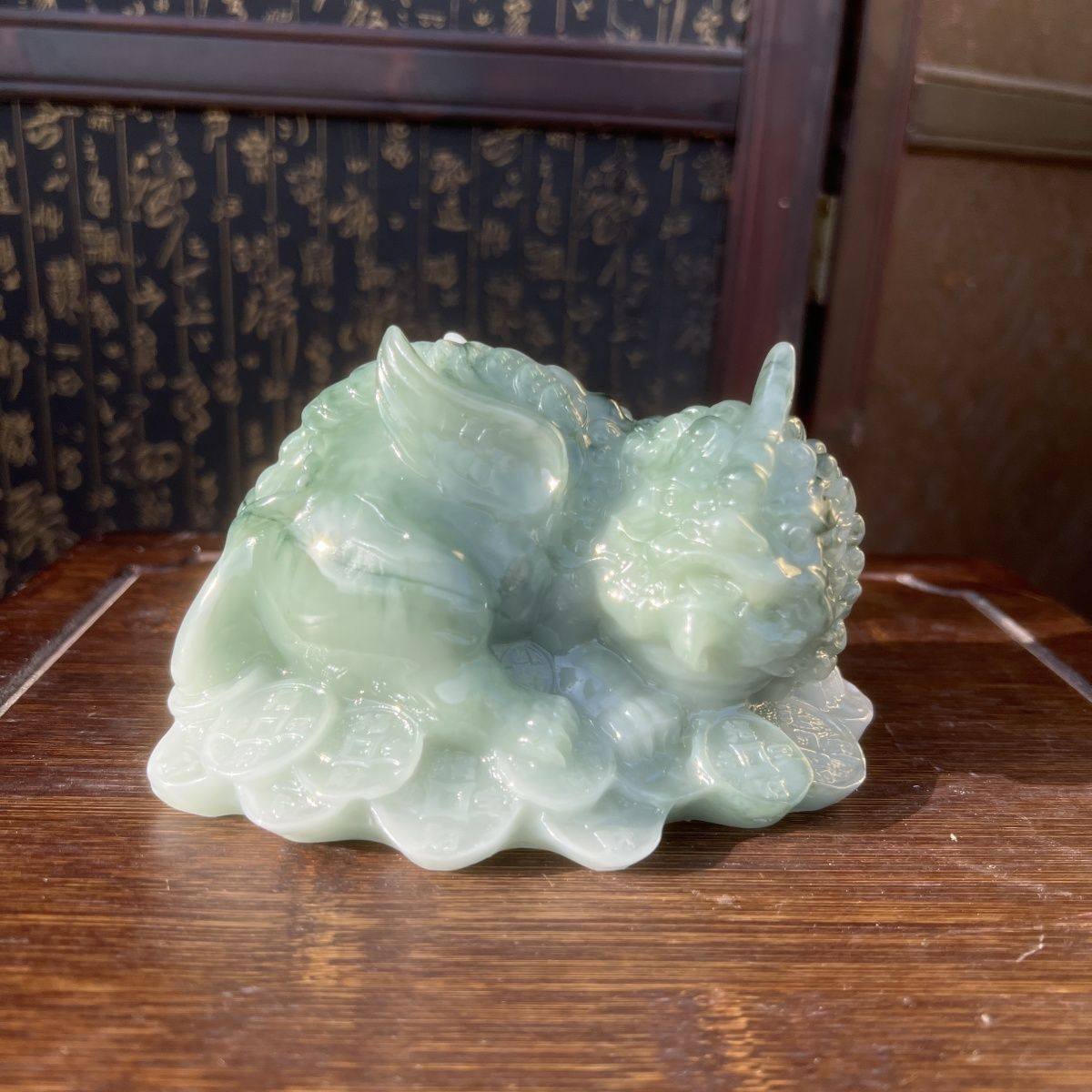 貔貅神兽摆件家居办公室开业庭院礼品仿玉工艺品客厅书房送礼,家居饰品,装饰摆件,淘宝优惠券,粉丝福利购,淘宝优惠卷