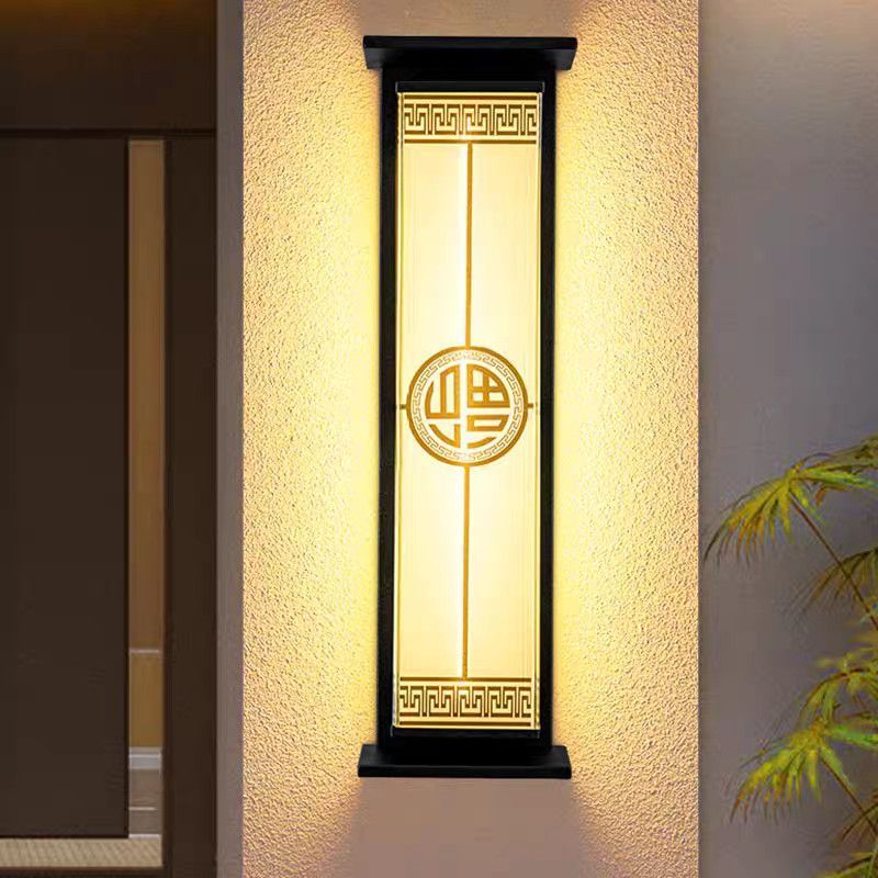 户外太阳能壁灯阳台大门外墙庭院庭院灯别墅现代简约防水中式室外