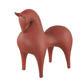 现简约创意树脂红马摆件样板间售楼处家居桌面酒柜书架软装 饰品
