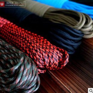 军规7芯伞绳 户外救生绳索 登山应急求生捆绑编织手链绳 野营用品