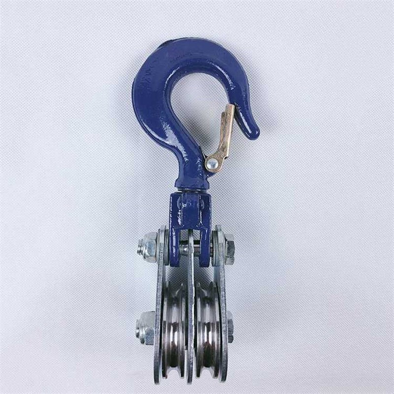 滑吊钩品线家用电动滑轮葫芦放y滑轮动起重车滑轮吊环轮定向组单