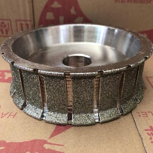 石英石橱柜台面倒角电镀磨轮双倒圆角斜边石材大理石窗台楼梯锣头