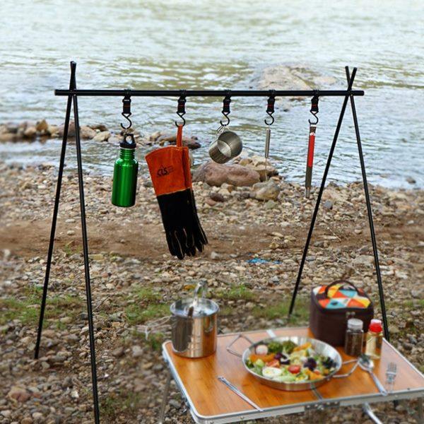 户外三角挂架露营置物架野外野炊餐厨具凉晒架锅架野营折叠灯架子,户外/登山/野营/旅行用品,户外灯架,淘宝优惠券,粉丝福利购,淘宝优惠卷