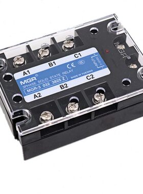 美格尔200A80A60A大功率380V三相固态继电器MGR-3 40DA直流控交流