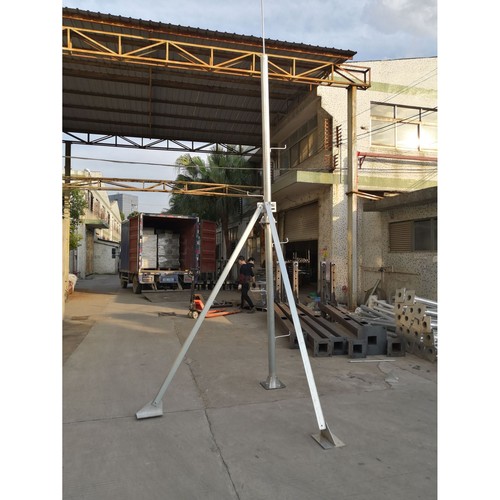 加工配重锚固式5G基站抱杆自立式钢结构热镀锌抱杆厂家直销