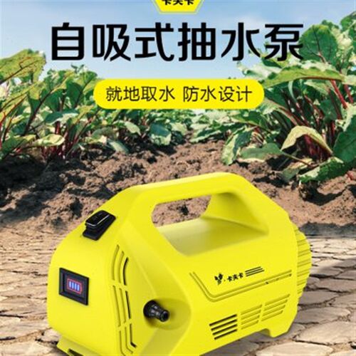浇水神器农用浇地灌溉充电水泵小型自吸抽水泵菜地浇菜神器浇水机