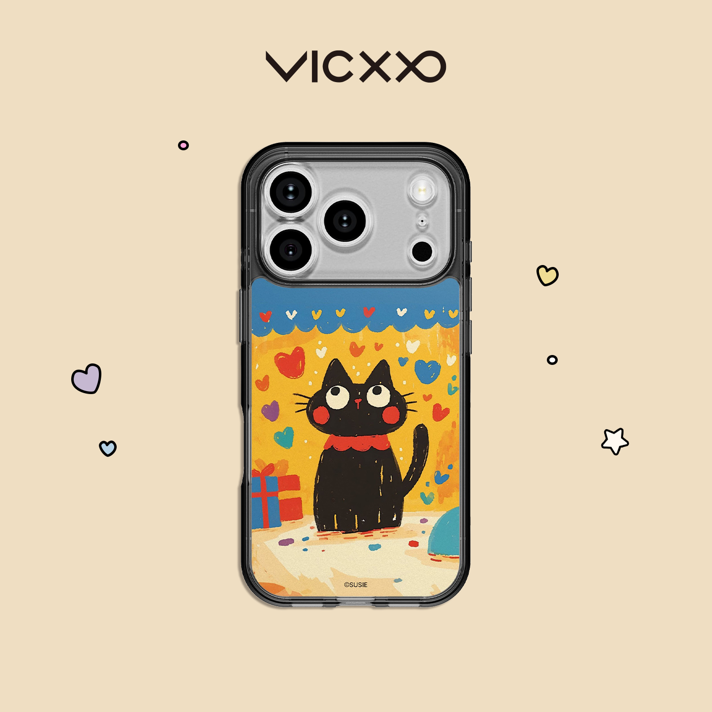 VICXXO适用苹果16/17手机壳