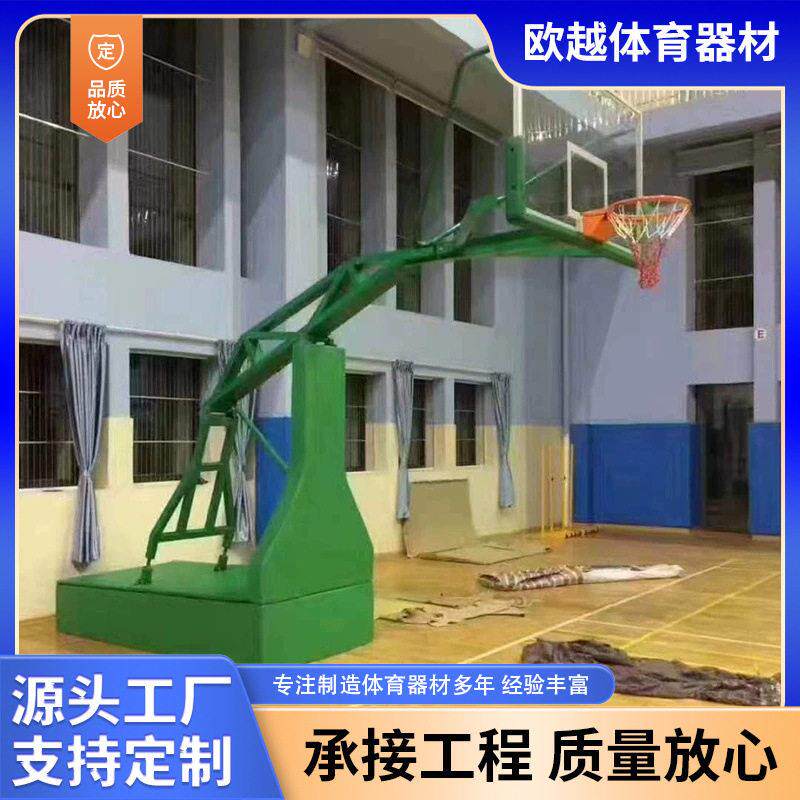 加厚平箱篮球架户外可移动标准篮板室外成人比赛篮球框现货