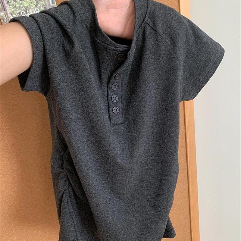 被惊艳到了!深灰色短袖t恤女夏季2024薄款时髦辣妹百搭显瘦上衣,女装/女士精品,真丝上装,淘宝优惠券,粉丝福利购,淘宝优惠卷