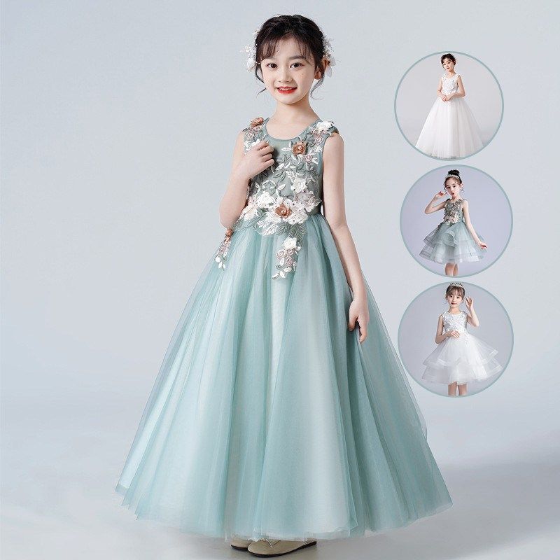 主持人礼服女童高端夏季蓬蓬裙小学生演出服装幼儿园舞蹈合唱裙子,童装/婴儿装/亲子装,儿童演出服,淘宝优惠券,粉丝福利购,淘宝优惠卷