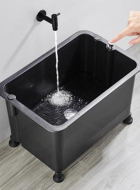拖把池可移动阳台洗拖布地盆卫生间墩布水池厕所家用水槽商用池子