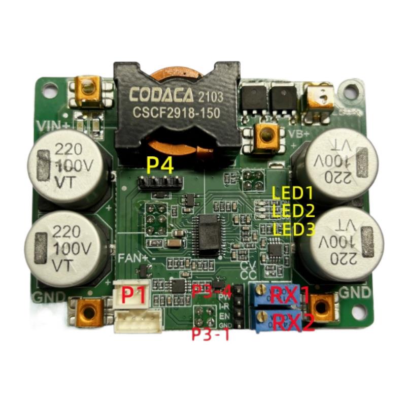 DC-DC大功率升压电源LED恒流源12-80V升12-95V可调输出电压电流