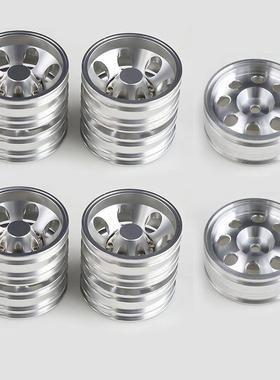 模型车1/14田宫Tamiya拖头CNC金属轮毂泥头前轮后轮一对装飞吧