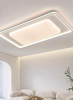 客厅灯LED吸顶灯现代简约长方形北欧客厅主灯极简餐厅灯卧室灯具