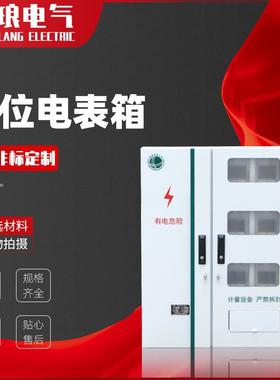 国网新标准304不锈钢6位单相三相明装挂壁式落地式电表箱