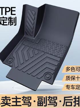tpe汽车脚垫单个主驾驶全包围丝圈上层后排二地垫子车内地胶全车
