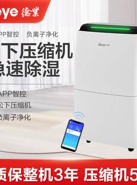 德业（Deye）除湿机DYD-X20A3一件起批APP静音家用地下室除湿器