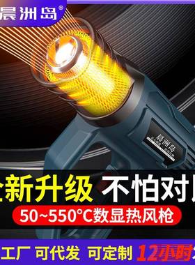 小型汽车贴膜烤枪吹热风机工业热缩膜焊枪数显调温热风枪