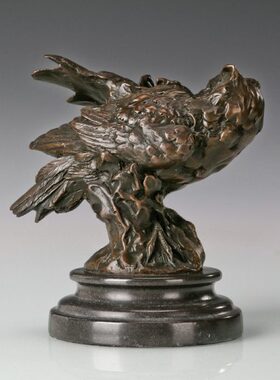 铜雕AL238猫头鹰酒店办公室家居室内摆件软装家饰动物工艺品包邮