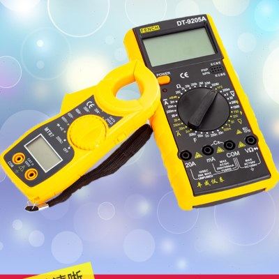 数显万用表电工数字万用表指针式高精度多用表DT9205家用测电压