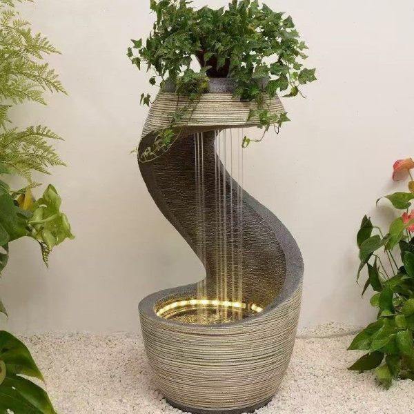 假山流水喷泉落地摆件别墅花园庭院鱼池酒店水幕墙屏风室内景观,家居饰品,户外/庭院摆件,淘宝优惠券,粉丝福利购,淘宝优惠卷