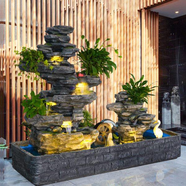 大型假山流水喷泉摆件花园庭院别墅酒店阳台户外山水鱼池景观造景,家居饰品,户外/庭院摆件,淘宝优惠券,粉丝福利购,淘宝优惠卷